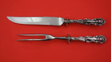 Lion By Frank Smith Wallace Sterling Silver Steak Carving Set 2-pc 10 1/4"