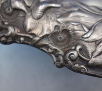 Gorham Sterling Silver Vegetable Bowl with Wide Floral Border #A240M (#6915)