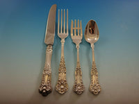 New Kings by Roden Canada Sterling Silver Flatware Set For 8 Service 40 Pcs