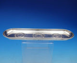 Michael Borg Sterling Silver Pen Tray with Three Coins 7.0 ozt. 9 1/2" (#4631)