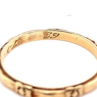 14k Yellow Gold Wedding Band Ring Jewelry (#J5728)