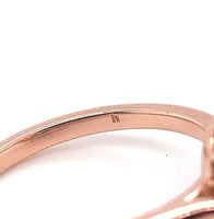 14k Rose Gold .42ct Rose Cut Genuine Natural Diamond Ring Jewelry (#J5780)