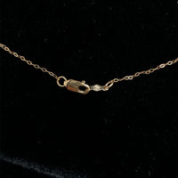 10k Yellow Gold Victorian Diamond and Pearl Lavaliere Pendant (#J5498)
