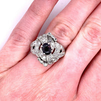 14k Gold 1.38 Carat Genuine Natural Alexandrite Ring with GI Report (#J5192)