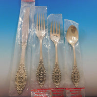 Grand Majesty by Oneida Sterling Silver Flatware Set For 6 Service 24 pcs New