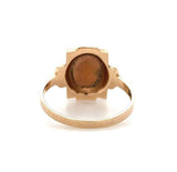 10k Gold Enamel Eastern Star Masonic Lady's Ring Jewelry (#J5693)