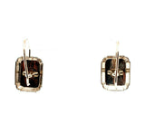14k White Gold General Natural Diamond Earrings (#J5525)