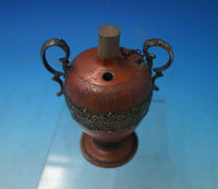 Mixed Metals by Tiffany and Co Cigar Lighter Acid Etched circa 1880 (#5481)