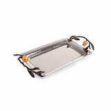 Pomegranate by Michael Aram Stainless Steel, Brass, Goldplate Mini Tray - New
