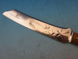 Kozuka by Gorham Sterling Silver Bronze Fish Knife Men in Boat Birds Butterflies