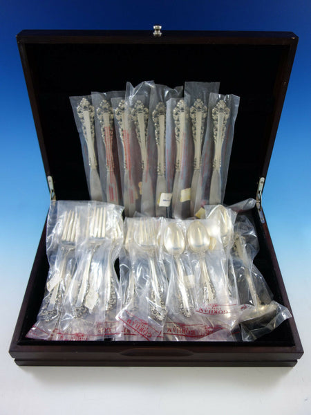 Medici New by Gorham Sterling Silver Flatware Service For 8 Set 35 Pieces New