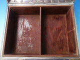 Austrian Hungarian .800 Silver Box w/ Wood Liner and Dividers c1872-1922 (#5706)