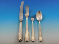 Filet by Broggi Italy Sterling Silver Flatware Set Service 37 pieces Dinner