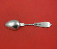 Duhme Sterling Silver Teaspoon Bright-Cut 5 5/8" Flatware Heirloom Silverware