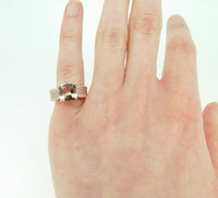 10k Rose Gold 2.85ct Genuine Natural Morganite and Pink Diamond Ring (#J4399)