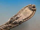 Chrysanthemum by Tiffany Sterling Silver Stuffing Spoon with Button 12 1/2"