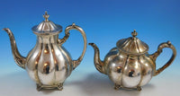 S. de la Serna Mexican Mexico Sterling Silver Tea Set 6pc with Tray (#2233)