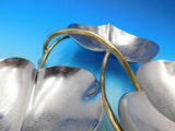 Lodhi Garden by Michael Aram  Stainless Steel & Brass Lily Pad Triple Dish - New