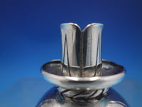 Spratling Mexican Mexico Sterling Silver Candlestick Pair Hand Wrought (#6512)