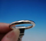 Buccellati Italian Italy Sterling Silver Key Ring Globe Gold Accent New (#4538)