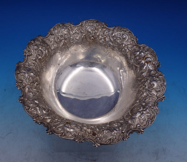 Repousse by Kirk Sterling Silver Fruit Bowl Scalloped Edge 925/1000 G (#7330)