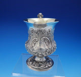 English Georgian Sterling Silver Creamer Pitcher Figural w/ Man Dolphin (#3696)