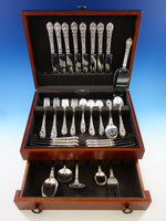 Charles II by Lunt Sterling Silver Flatware Service for 8 Set 62 Pieces Dinner