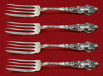 Douvaine by Unger Sterling Silver Fish Fork Set 4pc AS Custom Made 6 7/8"