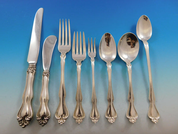 George & Martha by Westmorland Sterling Silver Flatware Set 12 Service 105 pcs
