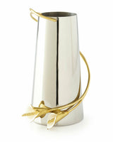 Calla Lily by Michael Aram Stainless Steel and Brass Vase Medium - New