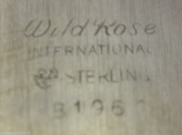 Wild Rose by International Sterling Silver Candy Dish #B196 (#0723)