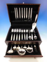 Cypress by Georg Jensen Sterling Silver Flatware Set Service 42 pieces Dinner