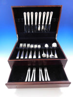 Old Maryland Plain by Kirk Sterling Silver Flatware Set Service 48 pcs