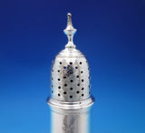 English Georgian Sterling Silver Salt and Pepper Shaker Set 2pc c.1788 (#6840-2)