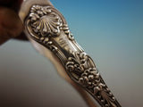 English King by Tiffany Sterling Silver Asparagus Serving Tongs pierced 8 1/2"