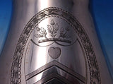 Hester Bateman English Georgian Sterling Silver Mug w/ Crest Applied Heart #7162