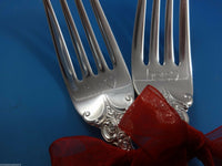 Sterling Silver His & Hers Cake Forks Grande Baroque Wedding Decorations Favors