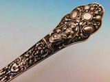 Medici Old By Gorham Sterling Silver Berry Spoon Goldwashed Brite-Cut 8 1/2"