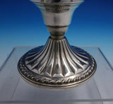 English Gadroon by Gorham Sterling Silver Candle Holder Pair Weighted (#4803)