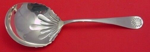 Shell by Towle Sterling Silver All-Sterling Fancy Berry Spoon 9 1/8"