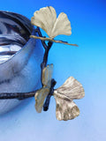 Butterfly Ginkgo by Michael Aram Stainless Steel & Brass Serving Bowl Set New