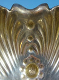 Whiting Sterling Silver Salad Bowl Repoussed Lettuce Leaf #2520 (#1404)