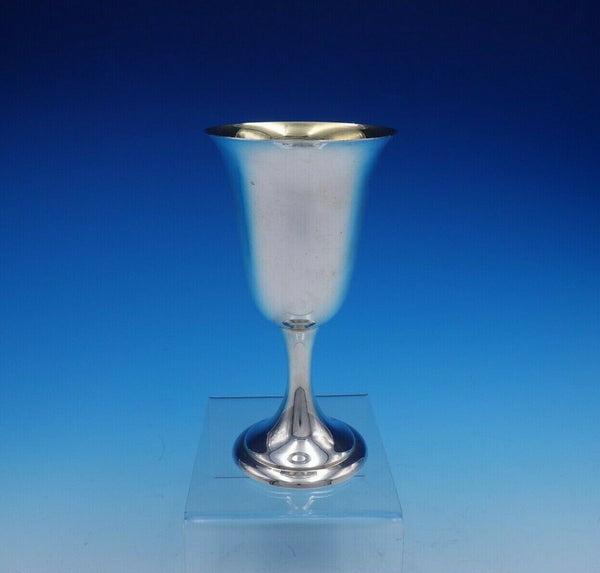 Alvin Sterling Silver Water Goblet with GW Interior 6 1/2" Tall #S249 (#3289)