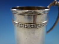 Whiting Sterling Silver Baby Child's Cup Mug Gadroon Border Beaded GW #58