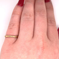 14k Yellow Gold Wedding Band Ring Jewelry (#J5728)