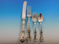 Les Cinq Fleurs by Reed & Barton Sterling Silver Flatware Set Service 145 pcs