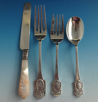 Louis XVI by Shreve Sterling Silver Flatware Set Service Fitted Boxes 197 Pcs