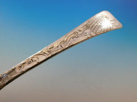 Lap Over Edge Acid Etched by Tiffany Sterling Silver Fish Serving Set Skate Fish