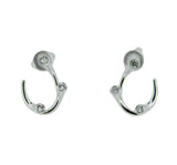 18k White Gold Georg Jensen "Magic" Diamond Earrings (#J4666)