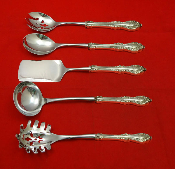 Lorraine by Alvin Sterling Silver Hostess Set 5pc HHWS  Custom Made